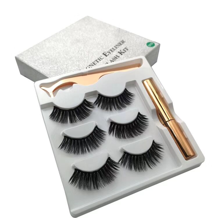 Inquiry for waterproof liquid Eyeliner Magnetic set with lashes and tweezers Gel magnetic eyelash eyeliner XJ20